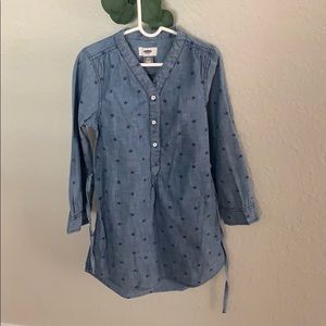 Girls old navy chambray dress